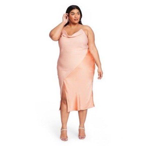CUSHNIE for Target - Blush Slip Dress NWT sz 18W - Picture 1 of 7